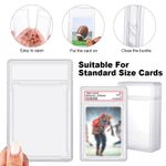 Empty Graded Card Slab Clear 35pt Compared to PSA For Trading and sports cards