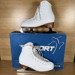 Risport VENUS Women’s White Figure Skating Ice Skates Size 26.0 (UK 5.5) Box Inc