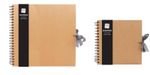 Brown Kraft Scrapbooks Hardcover Spiral Bound Ribbon Tie Photo Albums Memories