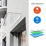 Door Canopy Awning Shelter Front Back Porch Outdoor Shade Patio Roof Rain Cover