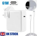 LOT charger 61W USB C Type C for Apple MacBook Air 13" A1708 (M1, 2020-2016) M2