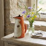 Heaven Sends Ceramic Fox Design Jug Unique Home Accessories Flower Vase Decor