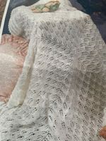 Hand Knitted 4ply Baby Shawl