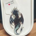 Handmade Dragon Silicone Resin Mould, Black/White Style, Resin Casting Mould