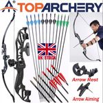 Adult Beginner Archery Target 53" Takedown Recurve Bow RH OR/& 12X Arrows 20-55#