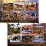 Hunting Dog Stamp English Setters Black Labrador Shorthaired Pointer S/S MNH