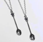 ✌️PACK OF TWO! MINI SALT/SUGAR SPOON CHARM NECKLACES. UK SELLER FAST DISPATCH!