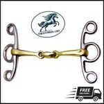 ELEVATOR GERMAN SILVER LOZENGE MOUTHPIECE SNAFFLE JUMPING HORSE SHOW BIT 