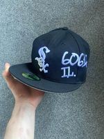 New Era 59FIFTY Chicago White Sox Black/White Fitted Cap Size 7 3/8