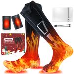Rechargeable Heated Socks - 2026 Upgraded 7500mAh Battery,360° Full Heating,Gift