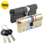 Yale uPVC Door Lock Platinum TS007 3* Star Euro Cylinder Anti Snap bump  Key/Key