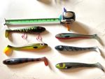 JIGGEN🇸🇪XL Paddletail Shad Lures 25cm 120g Abu Savage Rapala Fox Pike Fishing 