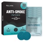 TOLEVITA Anti-Smoke Herbal Patches – Circle Shape 21mg (Teal), Quit Smoking &