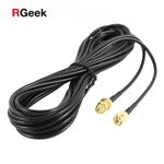 1m to 10m SMA Male to Female Coaxial Extension Cable Antenna Wifi Router RG174.