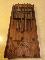 Vintage Wooden Kalimba Thumb Piano Traditional African Instrument Handmade