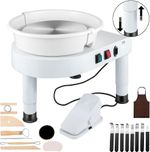 350W 28cm Electric Pottery Wheel 28cm Turntable Potters Wheel for Adults Ceramic