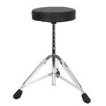 Drum Throne Stool - Height Adjustable, Padded Seat and Non-Slip Feet - A-Star