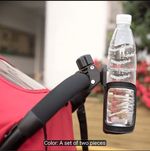 Anti-Slip 360 Rotation Motorcycle Stroller Bicycle Bottle Holder Cup Rack UK