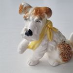 SylvaC Glossy Glazed Ceramic Decorative Terrier Dog Figurine MPN 860 England