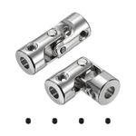 2pcs Rotatable Joint 4mm to 4mm Inner Dia Universal Joint