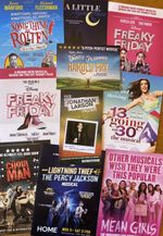 Musical Theatre Flyers pack of 50 West End, Regional and UK Tour