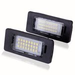 For BMW E90 E82 E92 E88 F30 F31 F25 F80 LED License Number Plate Light Lamp Bulb