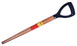 Spade D Handle Replacement Spare Wooden Wood Shaft Tapered Garden Shovel Fork