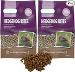 Hedgehog Food Bites Bundle Pack of 2 x 650g High Energy Rich Nutritious Pet Food