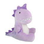 T Rex Soft Toy Dinosaur Plush Fluffy Plushie Dino Purple