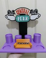 FRIENDS  McDonald's X FRIENDS figures display stand. No figures Stand only.