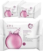 CHERISH 4in1 FACIAL CLEANSING 12 PACKS x 25 WIPES TOTAL 300 WIPES