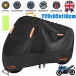 Waterproof Heavy Duty Motorcycle Motorbike Cover Outdoor Rain Dust UV Protector