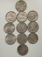 Job Lot 11 Vintage Polish PRL & Soviet USSR Coins 1965-1990 20 Złotych 1 Rouble
