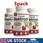 3-Pack | Lemeli Beetroot - 1300mg, Lemeli Beet Root Supplement 60 Capsules UK