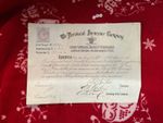1863 Provincial Insurance Company £2.300 Life Insurance Policy