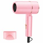 800W Travel Hair Dryer – Foldable Ionic Blow Dryer with Hot & Cool Settings