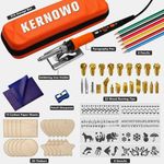 KERNOWO Pyrography Wood Burning Pen Kit, EVA Case, 22 Tips, Stencils