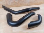 2017-2024 HARLEY TOURING M8 ELECTRA ROAD STREET GLIDE BLACK EXHAUST HEAT SHIELDS