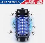 Mosquito Insect Killer Light Electric Bug Fly Pest Zapper Trap Catcher UV Lamp