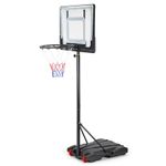 7ft Basketball Hoop Freestanding 160-210cm Height Adjustable Stand w/ Wheels