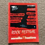 The Cure Clash Depeche Mode Stranglers Talk Talk Programme Athens 1985
