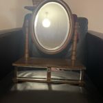 Vintage Wooden Tilting Dressing Table Mirror
