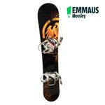 Never Summer Snowboard Bindings & Carry Case Snowboarding Boarding Board VGC