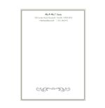 Personalised LETTERHEAD writing paper  A4 & A5 A6, letters  business stationery