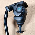 Vinten Vision blue Fluid Video Tripod Head with Pan Handle, Universal Fit