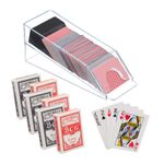 Card dealing shoe 0.5 kg 6 Decks Card Dispenser Blackjack Shoe Lightweight