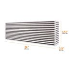 Mishimoto Universal Air-To-Air Race Intercooler Core -609.9mm x 165.6mm x 88.9mm
