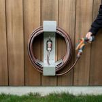 Sturdy Garden Hose Rack Heavy-Duty Water Hose Organizer  Home