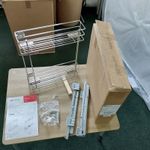HAFELE Pull Out 2 Tier Wire Storage Unit for 150mm cabinet width, L/H, Full...