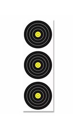 Arrowhead 20cm 3 Spot Field Target Faces. FITA/WA. Free P&P Qty 10. Free Pins